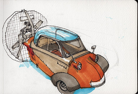 Messerschmitt Kabinenroller (1959) von Arno Hartmann