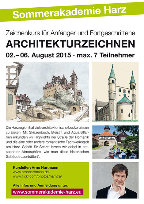 Kurs Architekturzeichnen im Harz